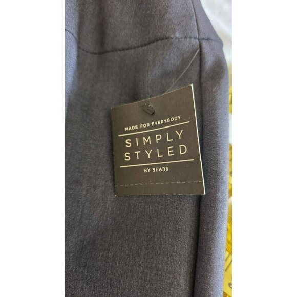 Simply Styled by Sears Pencil Skirt Size 14P NWT Academia Preppy Gray Office Y2K - Picture 6 of 9